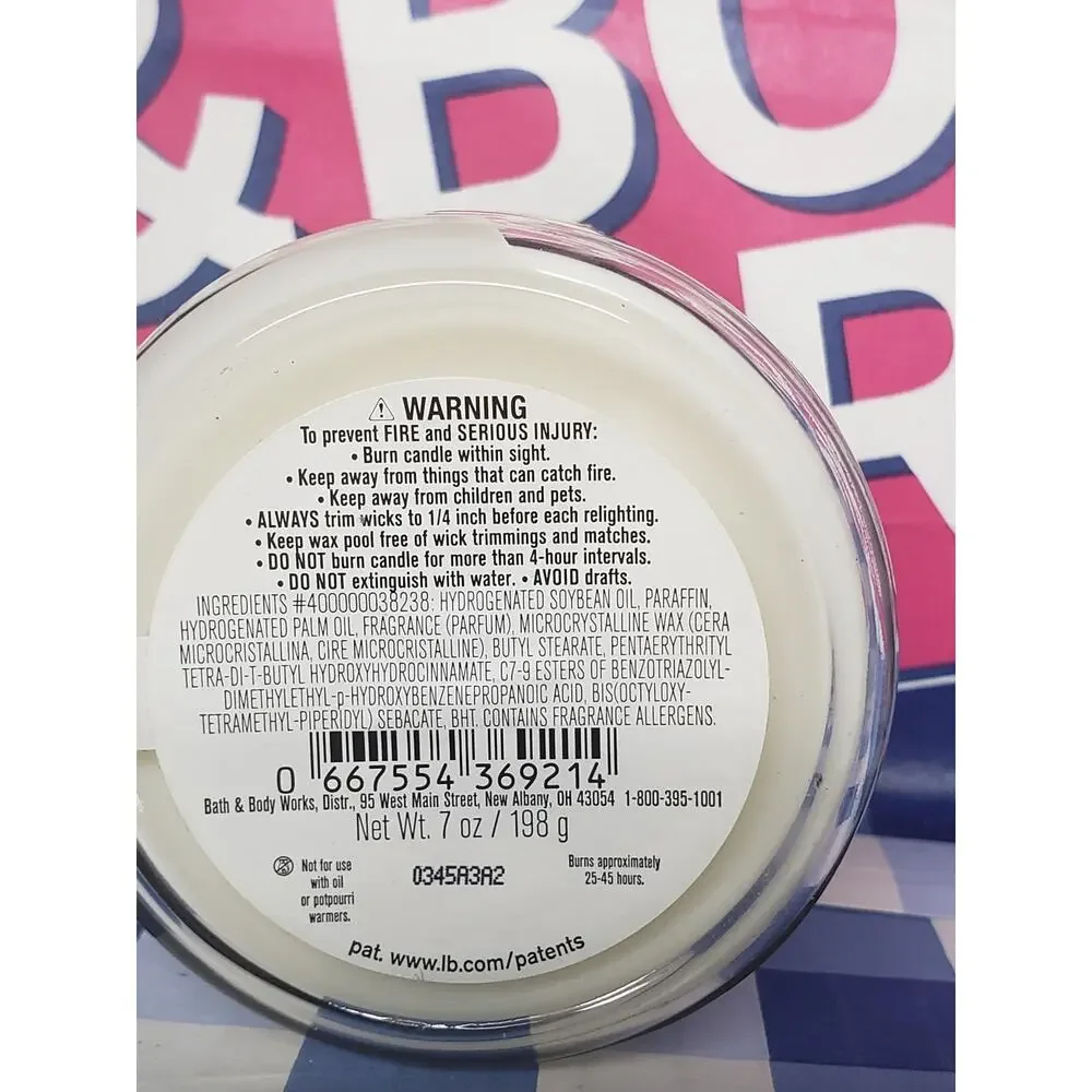 BBW Crystal Waters Single Wick Candle Home Fragrance Decor